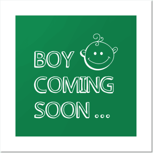 Boy coming soon Posters and Art